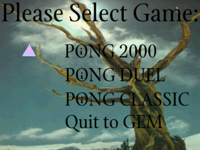 Ping 2000 [Falcon030] atari screenshot